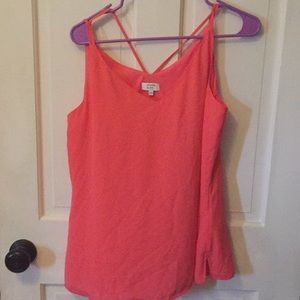Hot pink tank